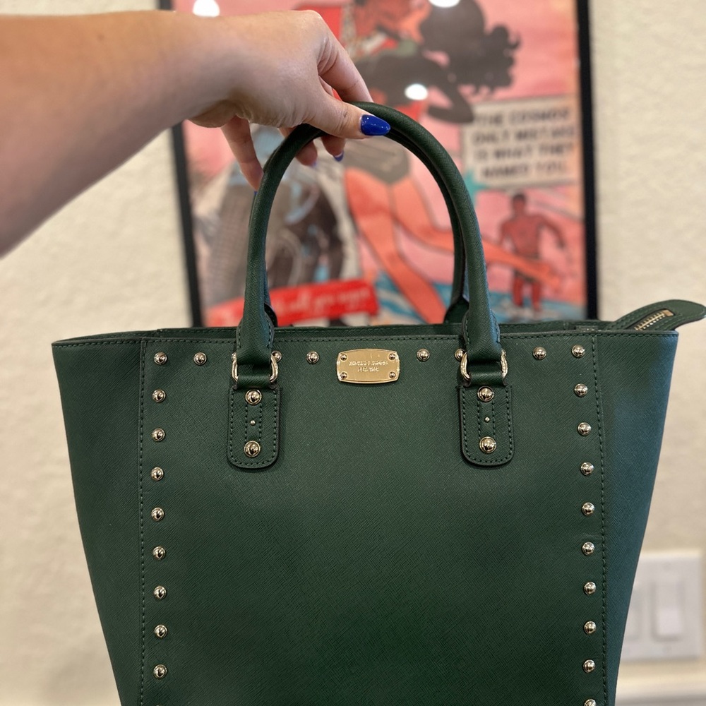 Michael Kors Green Satchel
